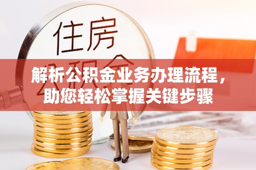 苏尼特右旗解析公积金业务办理流程，助您轻松掌握关键步骤